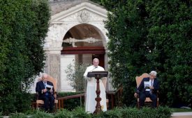 Prayer Meeting in Vatican Garden