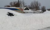 car buried in snow