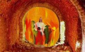 Meschach Shadrach and Abednego in the fire