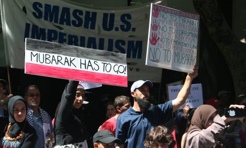 Egypt Uprising Solidarity protest Melbourne